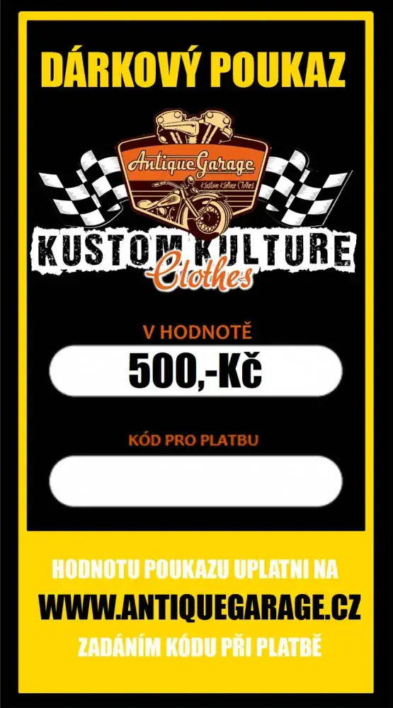 Dárkový poukaz 500