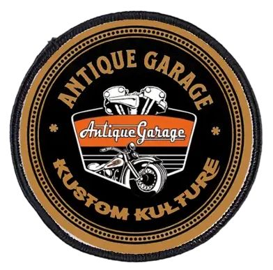 nášivka Antique Garage Kustom Kulture Clothes