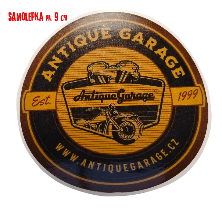 samolepka Antique Garage BLACK GOLD