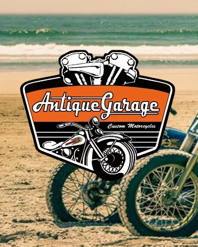 Samolepka Antique Garage Logo