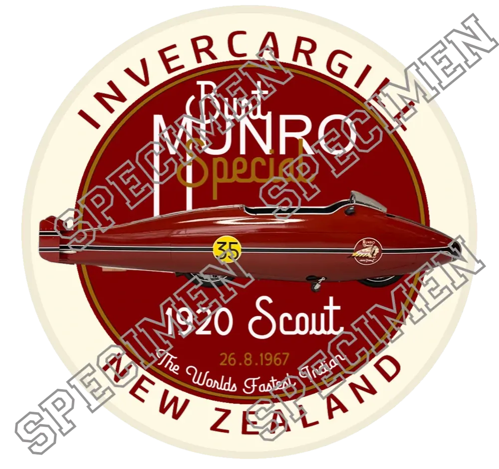 Samolepka Burt Munro