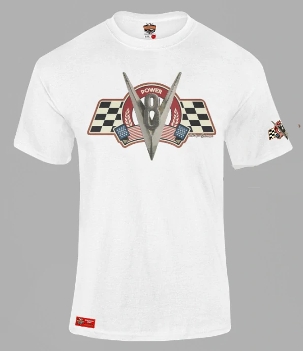 Tričko Power V8 USA