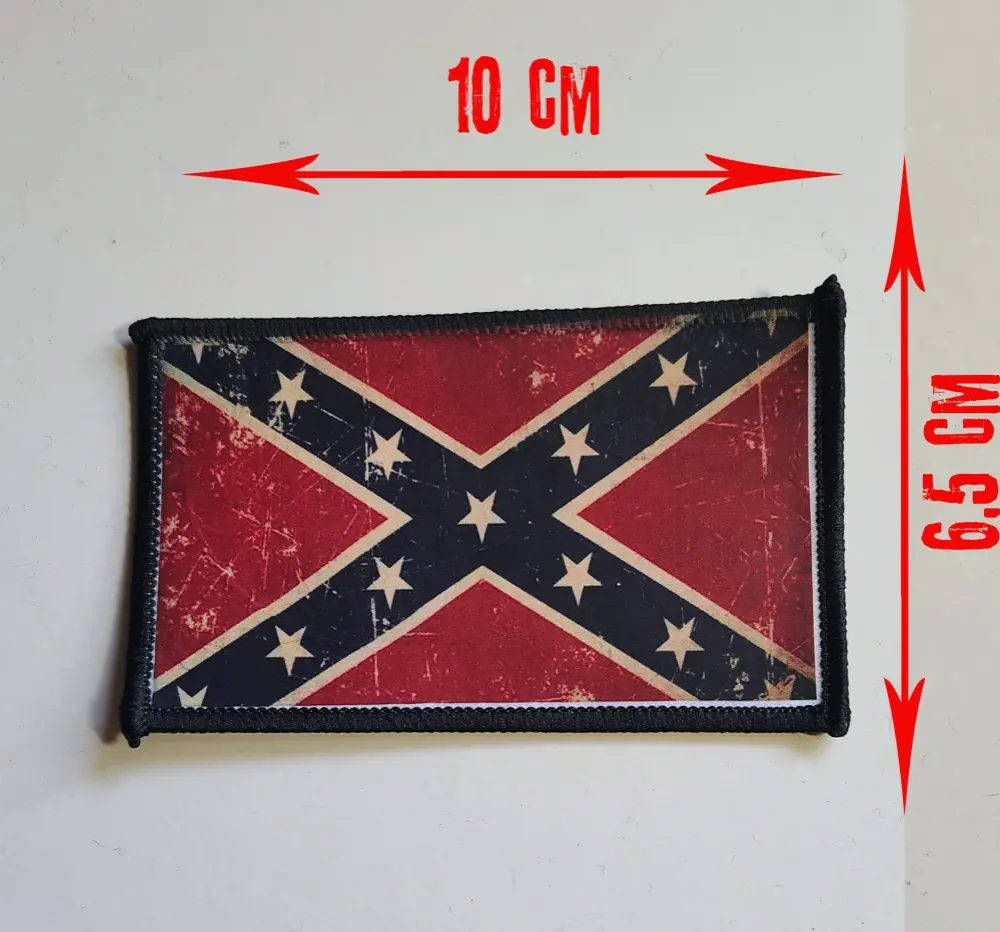 Nášivka REBEL FLAG patina