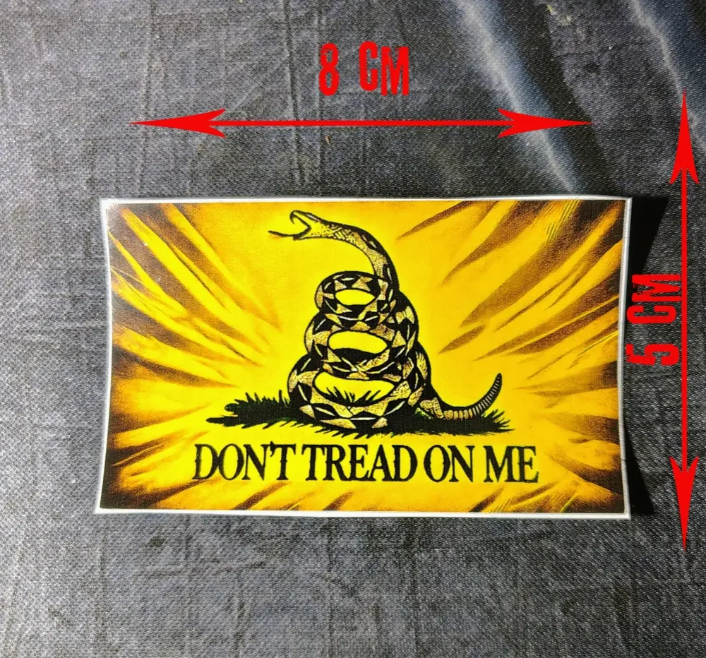 Samolepka DONT TREAD ON ME - Gadsden flag