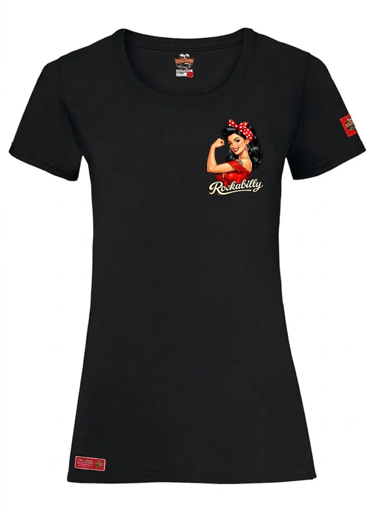Dámské tričko Rockabilly We Can Do It