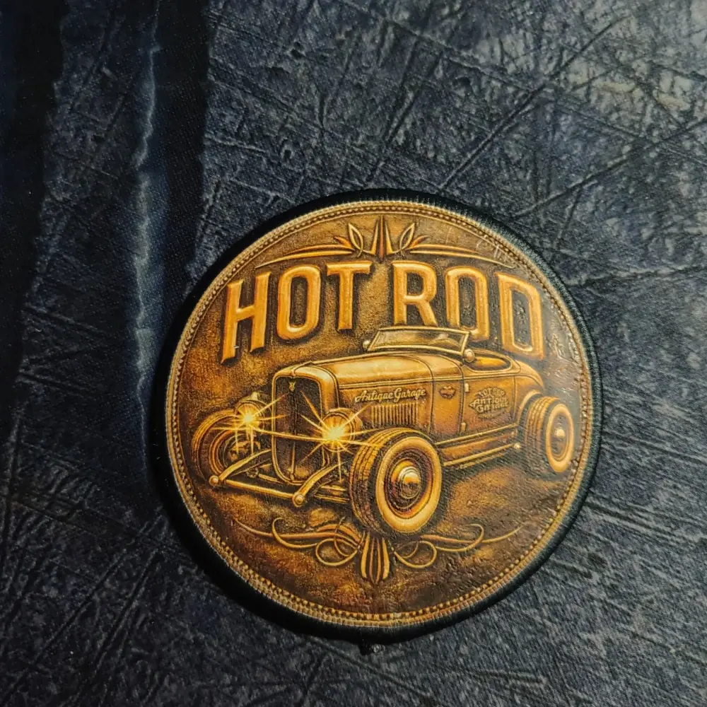 Nášivka Hot Rod Bronze plate L