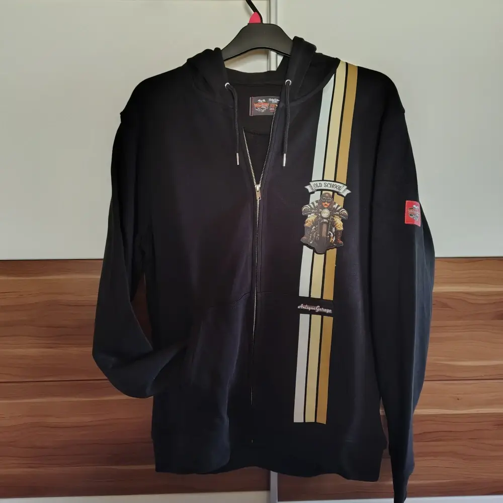 Mikina Old School BIKER - full stripes
