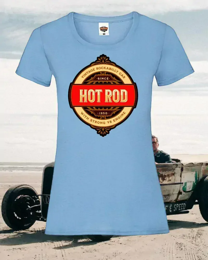 Dámské tričko Hot Rod Round