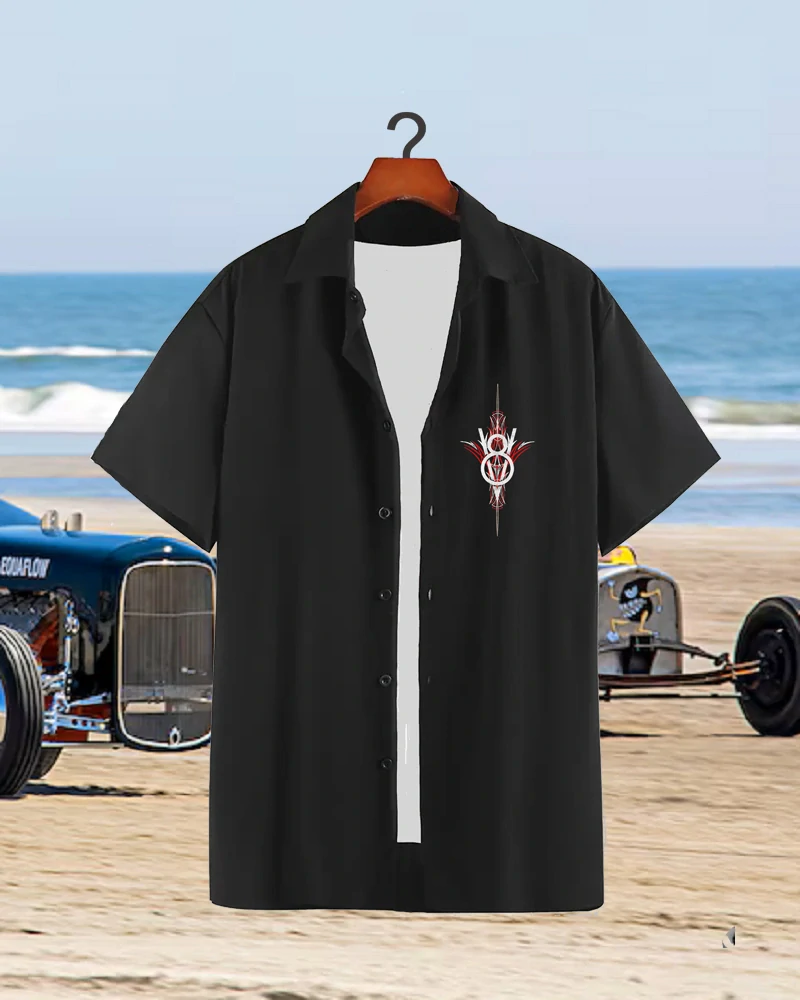 Košile V8 pinstriping Hot Rod