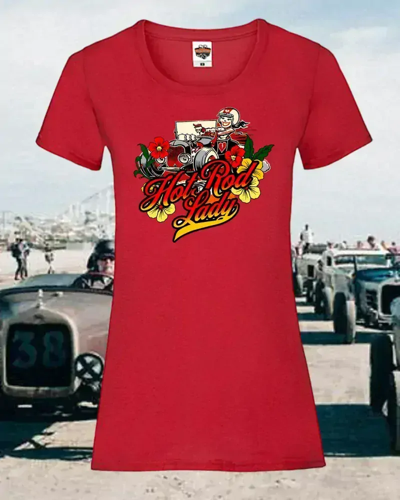 Dámské tričko Hot Rod Girl