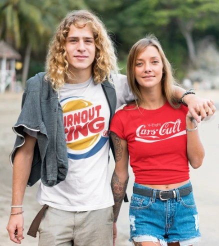Tričko BURGER vs BURNOUT King