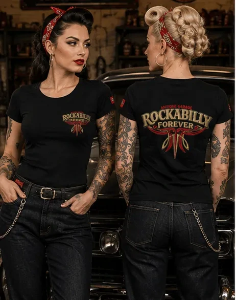Dámské tričko ROCKABILLY FOREVER