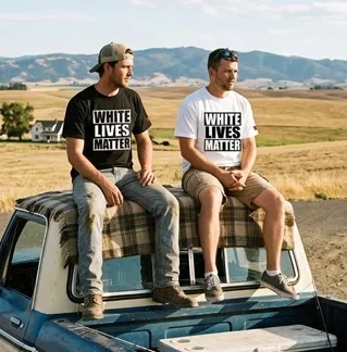 Triko White Lives Matter