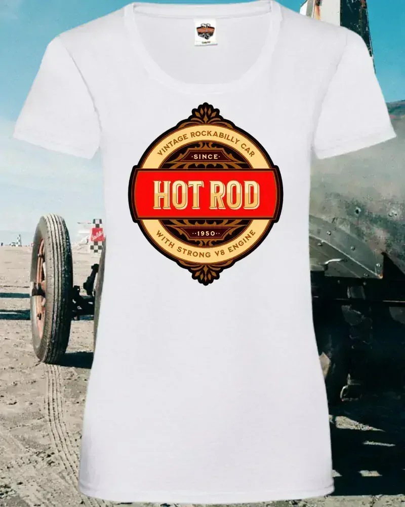 Dámské tričko Hot Rod Round