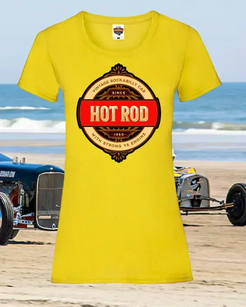 Dámské tričko Hot Rod Round