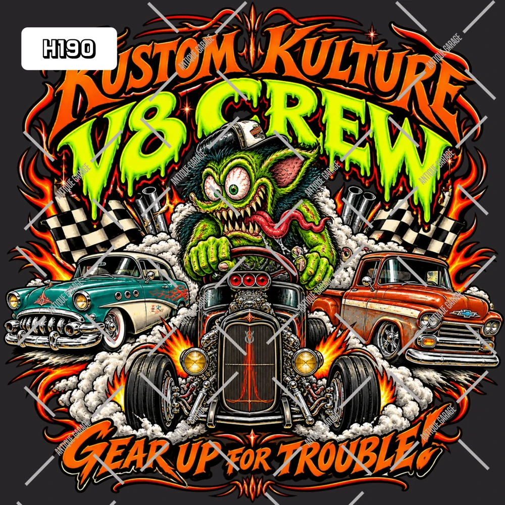 Tričko V8 Crew