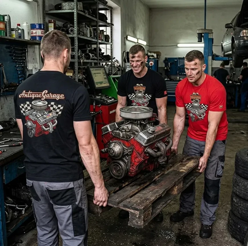 Tričko V8 Power Engine