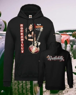 Mikina Rockabilly Guitar Girl